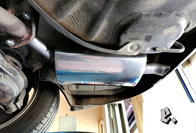 mazda 6 1.8 custom back box
